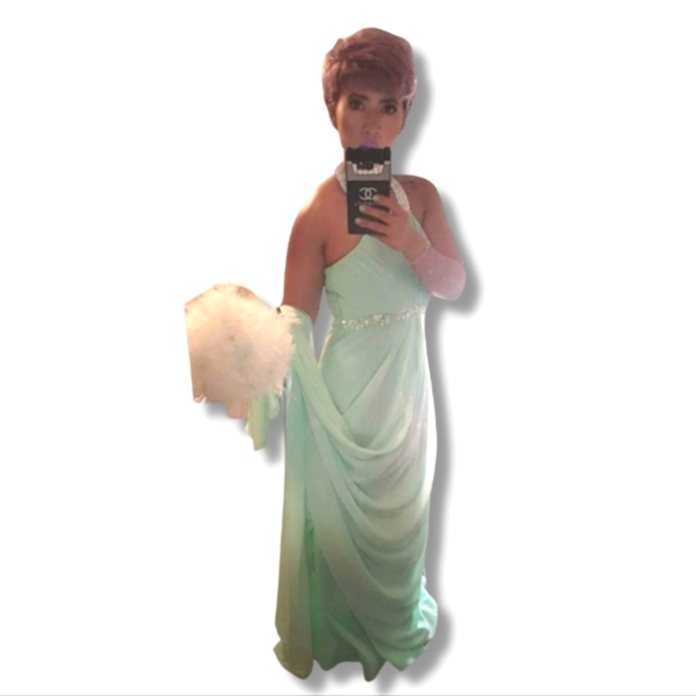 Mint Green Long Gown